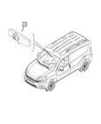 Genuine Mopar Inside Rear View Mirror 1ZR38JXWAA New. Price: $86.76.