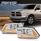 Fit For 09-18 Dodge Ram 1500/2500/3500 Led Drl Projector Headlights Chrome New. Price: $300.00.