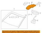 Gm Oem 12-14 Cts Windshield Glass-mirror Inside Cover 22863531 New. Price: $34.88.
