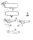 Genuine Mopar Mirror Cover 7DX73JXWAA New. Price: $35.35.