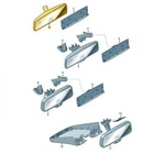 Volkswagen Golf MK7 Interior Rearview Mirror 5N0857511SMA New. Price: $233.48.