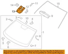 Hyundai Oem 16-18 Tucson Windshield-outer Cover 96010D3100 New. Price: $21.02.