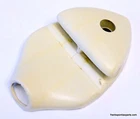1967 Gm Gto Rear View Mirror Bracket Cover Parchment Chevelle Type 2 Used. Price: $29.95.