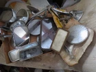 13 Circle Rectangle Side Mirrors Driver Lh Rh Passenger Vtg Chrome Hot Rod Used. Price: $76.49.
