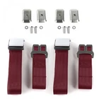 Dodge Challenger 1970 - 1974 Airplane 2PT Burgandy Lap Bucket Seat Belt Kit W/ New. Price: $111.50.