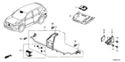 Genuine Honda Cr-v Front Windshield Sensor Cover Trim (2017-2021) Oe 36166TLAA01 New. Price: $37.78.