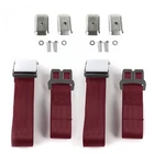 Dodge Challenger 1970 - 1974 Airplane 2PT Burgandy Lap Bucket Seat Belt Kit W/ New. Price: $99.50.