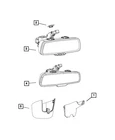 Genuine Mopar Inside Rear View Mirror 68324972AA New. Price: $548.80.