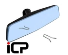 Genuine Frameless Interior Rear View Mirror Fits: Subaru Brz & Toyota GT86 New. Price: $131.73.