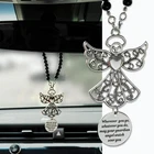 Rislobx Angel Wings Hanging Ornaments For Car Rear View Mirror, Metal Guardia... New. Price: $14.56.