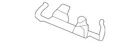 Genuine Honda Interior Rear View Mirror Mounting Base 76405-THR-A41 New. Price: $13.83.