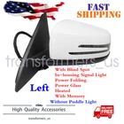 Fits Mercedes GLA250 GLA45 13-20 White Left Driver Side Mirror With Blind Spot New. Price: $75.99.