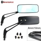 Black Motorcycle 8MM 10MM Rearview Side Mirror For Harley Honda Kawasaki Suzuki New. Price: $24.99.