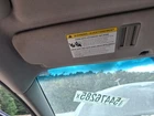2015 Kia Sedona Driver Left Sun Visor Gray Used Oem 268-12167L 146K Miles. Price: $80.70.