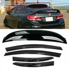 Fit 06-11 Honda Civic 4DR Sedan Mugen Style Wavy Window Visor + Rear Roof New. Price: $48.90.