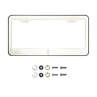 Mirror Chrome Fit Lincoln Laser Etched T304 Stainless Steel License Plate Frame New. Price: $31.99.