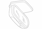 Genuine Volkswagen 1998-2002 Beetle Rear View Mirror -beige 1C0-857-511-L-3PT New. Price: $225.74.