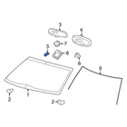 Ford F-150 2004-2020 F7AZ17698BA Interior Rear View Mirror Bracket New. Price: $28.00.