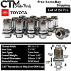 24PC 1.85" Tall Chrome Toyota 4RUNNER Tacoma Oem Factory Lug Nut Mag Seat 12X1.5 New. Price: $25.29.