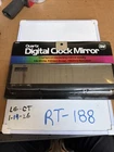 Quartz Digital Clock Rear View Mirror With Nos Clamps New. Price: $13.50.