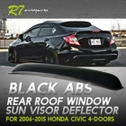 For 06-15 Honda Civic 4DOOR Rear Window Roof Visor Sun Guard Spoiler Wing Black New. Price: $62.99.