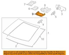 Gm Oem 13-19 Xts Windshield Glass-trim Cover 23459386 New. Price: $33.69.