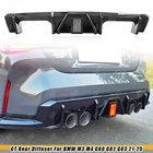Gt Rear Diffuser W/ Led Brake Light For 21+ Bmw M3 M4 G80 G82 G83 Glossy Black New. Price: $158.99.