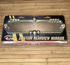 Cipa Skull Custom Chrome Interior Rearview Mirror -approx. 10" 32001 Manual New. Price: $31.99.