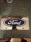 Ford Metal Mirror Plate Auto Tag Fits Any Authentic Licensed Used. Price: $40.00.