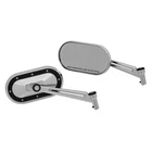 Kuryakyn 1765 Heavy Industry Chrome Black Accents Mirror Set New. Price: $238.99.