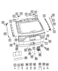 Genuine Mopar Special Stud And Grommet 6509475AA New. Price: $19.18.
