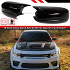 For 11-23 Dodge Charger Style Gloss Black Add-on Side Mirror Cover Cap Overlay New. Price: $36.99.