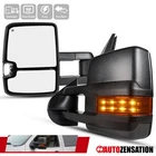 Fit 2007-2014 Sierra Silverado Black Power Heated Tow Mirrors+amber Led Signal New. Price: $115.61.
