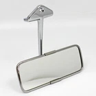 Classic Car Rear View Mirror, Polished Stainless, Swan Neck With Stepped Bracket New. Price: $45.20.