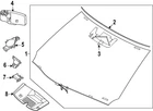 Genuine Nissan Interior Rear View Mirror Cover 284L8-7BA0A New. Price: $56.20.