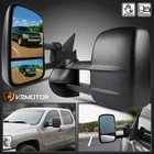 Fits 2007-2014 Chevy Silverado Gmc Sierra 1500 Manual Extend Towing Mirrors Pair New. Price: $69.38.