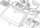 Genuine Bmw Mirror Assembly 51-16-5-B79-BB1 New. Price: $854.66.