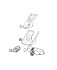 Genuine Mopar Inside Rear View Mirror 68324976AA New. Price: $207.03.