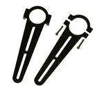 Longacre Mirror Bracket Slot Clamp-on Adjustable Aluminum Pair New. Price: $50.04.