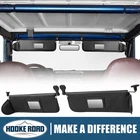 Hooke Road Pair Inner Front Sun Visor Black Fit 1997-2002 Jeep Wrangler Tj New. Price: $59.29.