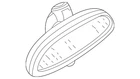 Genuine Bmw Mirror Inside 51-16-8-257-711 New. Price: $1582.26.