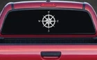 Compass Rose Navigation Car Or Truck Window Vinyl Decal Sticker New. Price: $19.12.