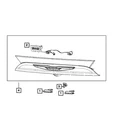Genuine Mopar Camera Right 68144068AD New. Price: $478.53.