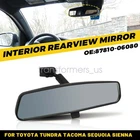 87810-06080 For Toyota Tundra Tacoma Sequoia Sienna Inside Rear View Mirror New. Price: $35.87.