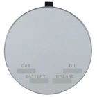 United Pacific C5004 Visor Vanity Mirror Round, With Service Info Markers New. Price: $46.51.
