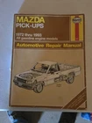 Vintage Haynes Mazda Pick-ups Repair Manual 1972-1993 Gasoline Engines 267 Used. Price: $15.00.
