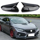 New Side Mirror Cover Caps Rearview Overlay For Honda Civic 2016-21 Glossy Black. Price: $24.95.