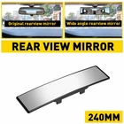 Universal Flat 240MM Wide Clear Interior Clip Rear On View Mirror New. Price: $13.99.