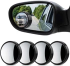 Wssrogy 4 Pcs Blind Spot For Car Convex Mirror 2 Inch Hd Glass Black Round New. Price: $10.00.