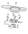 Genuine Mopar Conversation Mirror Spring 68044072AA New. Price: $33.33.